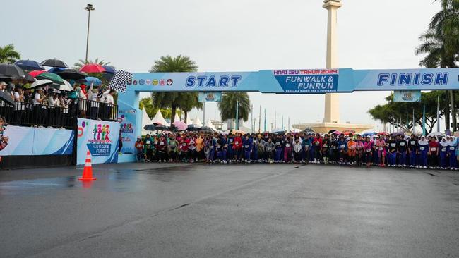 TP PKK Pusat Gelar Fun Run dan Fun Walk untuk Peringati Hari Ibu 2024