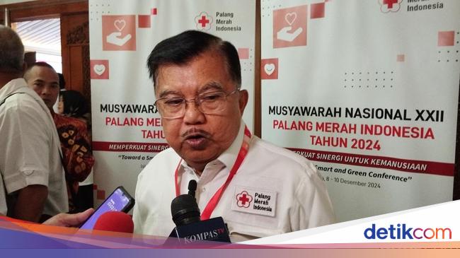 Ditunjuk Lagi Jadi Ketua Umum Palang Merah Indonesia, JK: Tak Ada Calon Lain