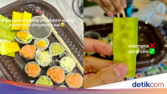 Kena Prank! Pesan Sushi Edamame, Wanita Ini Dapat Sushi Pete Cina