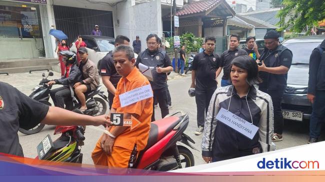 Detik-detik Aksi Keji Fauzan Mutilasi Wanita Terungkap dalam Reka Ulang