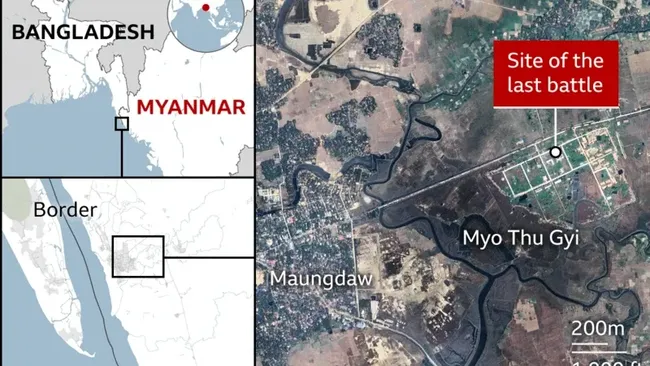 Pemberontak Myanmar Rebut Kendali Militer di Perbatasan Bangladesh