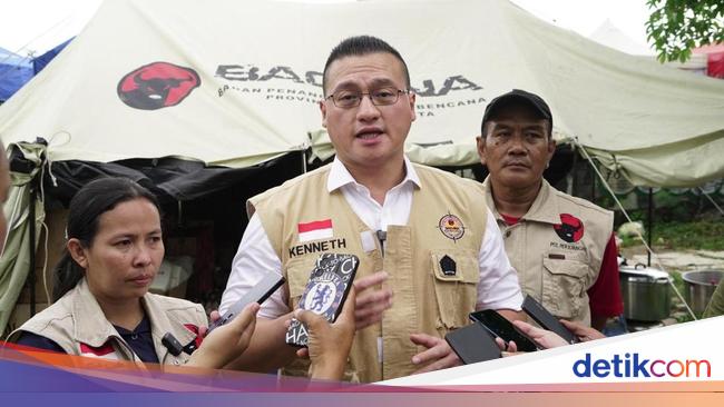 BAGUNA PDIP Jakarta Bangun Posko Darurat di Lokasi Kebakaran Kemayoran