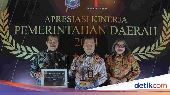 Pemprov Jakarta Raih Penghargaan Aspek Kinerja Total Tingkat Provinsi