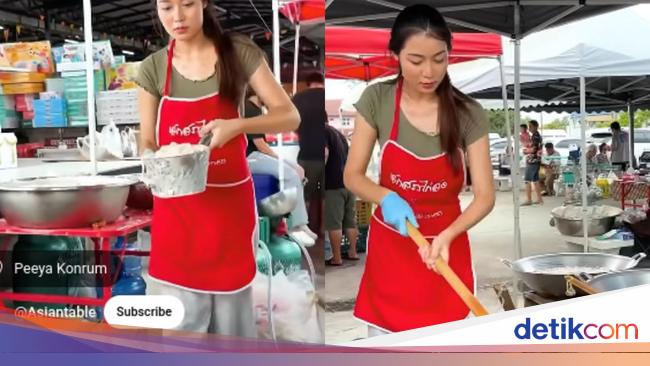 Penjualnya Berparas Cantik Ayam Crispy di Kedai Ini Laris Manis