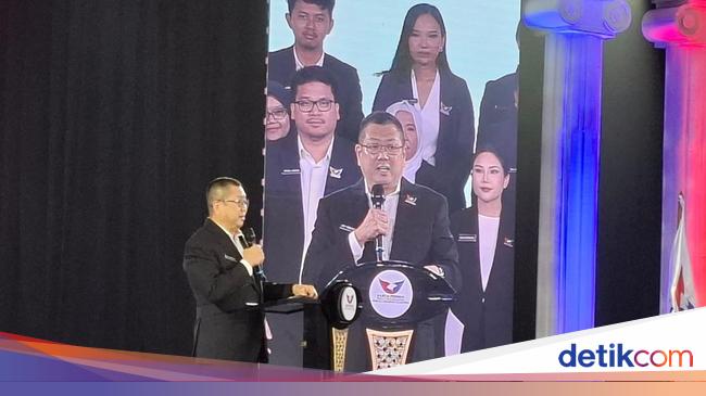 HUT Perindo, Hary Tanoe Bicara Perjuangan Prabowo dan Trump Jadi Presiden