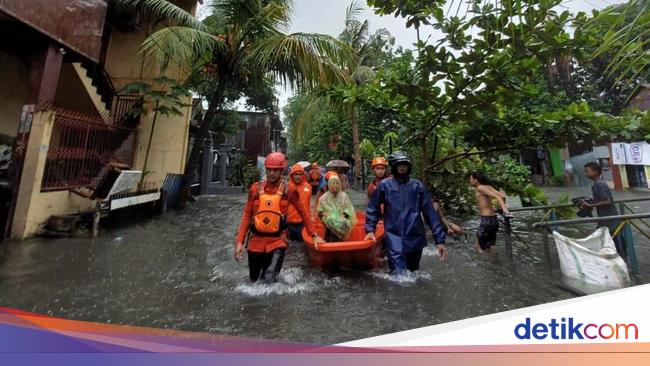 Banjir Makassar Rendam Permukiman Rujab Gubernur Sulsel Hingga Rumah