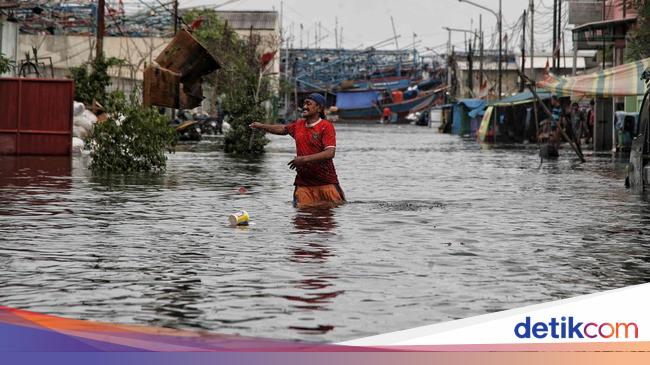 Dinas SDA Sebut 5 Pompa Atasi Banjir Rob di Muara Angke, 1 dalam Pemeliharaan