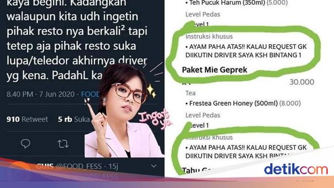 Duh! 5 Sopir Ojol Ini Diancam Pelanggan saat Antar Pesanan Makanan