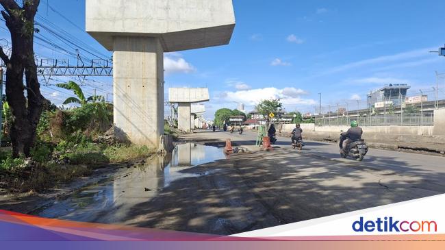 Banjir Surut, Begini Kondisi Terkini Jalan RE Martadinata Jakut