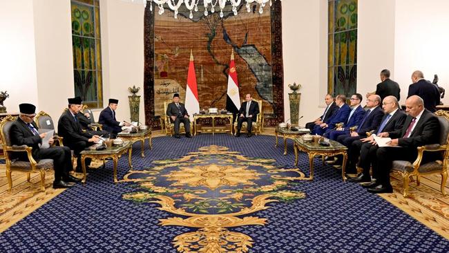 Bertemu Presiden Mesir, Prabowo Bahas Peluang Ikut Suez Canal Economic Zone