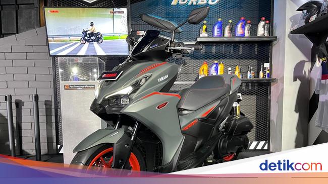 Lihat Lebih Dekat Yamaha Aerox Alpha: Muka Garang Ala R-Series, Banyak Fitur