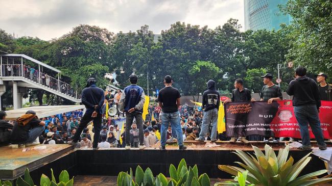 Mahasiswa Kembali Demo di Depan KPK, Minta Harun Masiku Segera Ditangkap