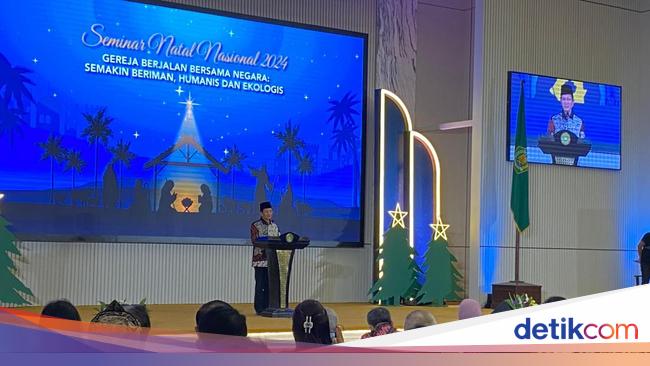 Buka Seminar Natal, Menag: Toleransi Jangan Hanya Jadi Kiasan Bibir