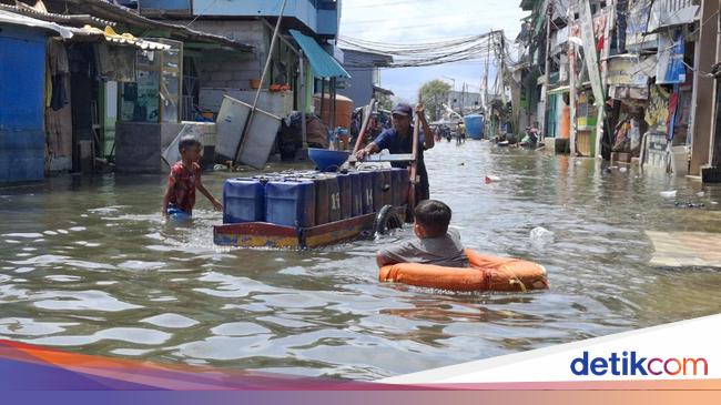 Sudirman Bilang Banjir Rob di Jakut Sempat Seperut: Sejarah Sejak 10 Tahun