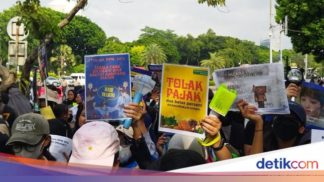 Demonstran: Surat Tuntutan dan Petisi Tolak PPN 12% Diterima Setneg