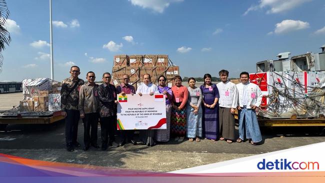 Indonesia Beri Bantuan 2,71 Juta Dosisi Vaksin Polio ke Myanmar