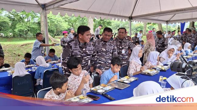 KSAL Cek Uji Coba Makan Bergizi Gratis Menu Rp 10 Ribu di Jaksel