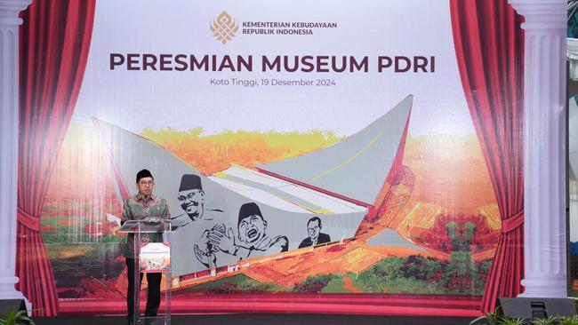 Museum PDRI Diresmikan, Fadli Zon: Ikon Museum Sejarah di Indonesia