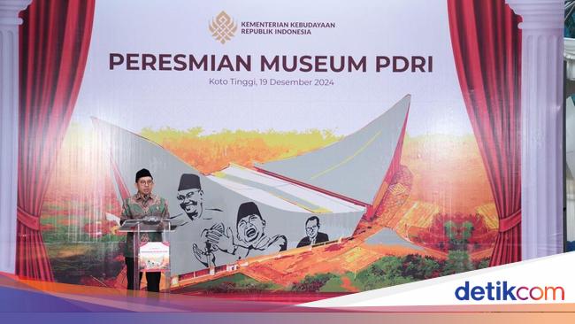 Museum PDRI Diresmikan, Fadli Zon: Ikon Museum Sejarah di Indonesia