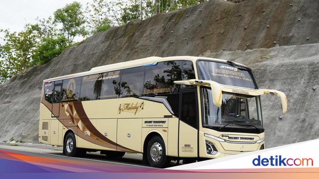 PO Melody Transport Rilis Bus Pariwisata Baru: Bodi Jetbus 5 MHD, Sasis Mercy