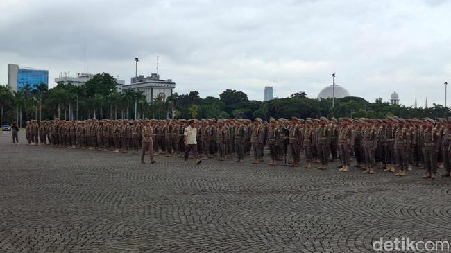 3.677 Personel Satpol PP Dikerahkan Amankan Natal di Jakarta