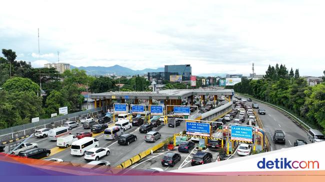 Lalin Tol Jabodetabek dan Jabar H-5 Natal Meningkat, Tertinggi di Pasteur