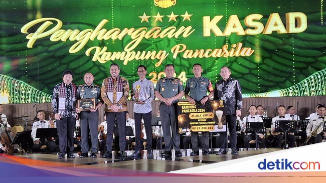 12 Kodam Raih KSAD Award Kampung Pancasila, Ini Daftarnya