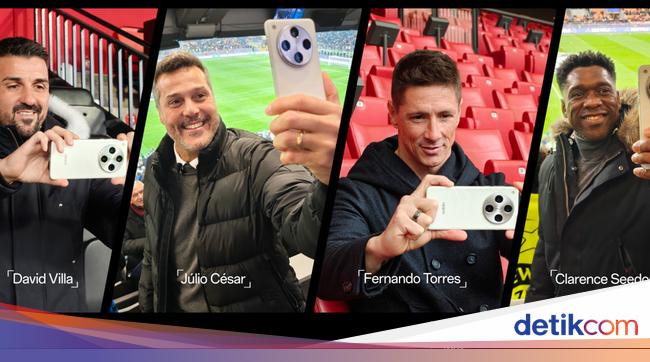 Momen Legend Bola Pegang Oppo Find X8 Pro, Torres sampai David Villa