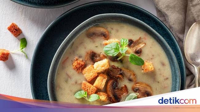 Resep Sup Jamur Creamy yang Gurih Enak dan Gampang Dibuat