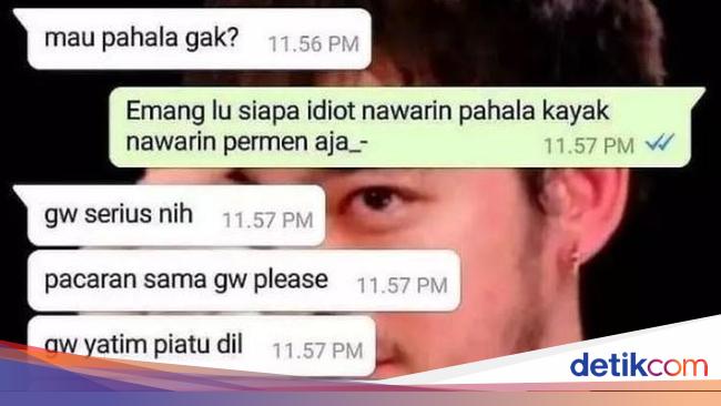 Chat Konyol Ngajak Selingkuh dan Pacaran, Endingnya Bikin Ngenes