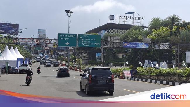 Lalin ke Puncak Bogor Ramai Lancar Siang Ini, Polisi Belum Terapkan One Way