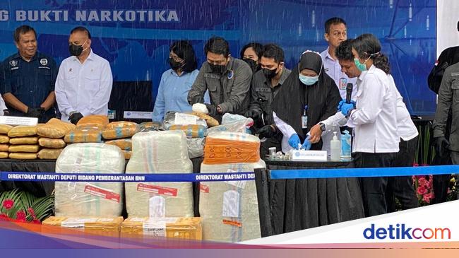 BNN Musnahkan 81 Kg Sabu hingga 197 Kg Ganja dari 20 Kasus Narkoba