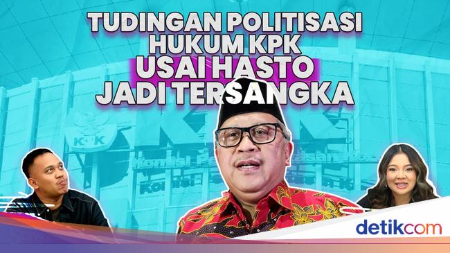 Tudingan Politisasi Hukum KPK Usai Hasto Jadi Tersangka