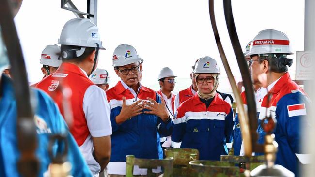 Wamen ESDM Cek Satgas Nataru Pertamina, Jamin Pasokan Energi di Medan Aman