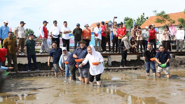 BRIN Apresiasi Pemkot Semarang dan PGN Cetak Sawah 20 Hektare di Pesisir