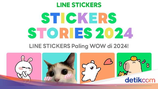 Ciptakan Momen Wow, 500 Juta Line Stickers Terkirim di 2024