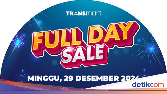 Sudah Gajian Nih! Serbu Transmart Full Day Sale Diskon 50% + 20% Jelang Tahun Baru