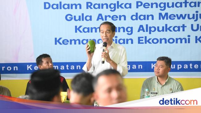 Jokowi Kunjungi Desa Peron Kendal, Kagumi Produk Gula Aren dan Alpukat