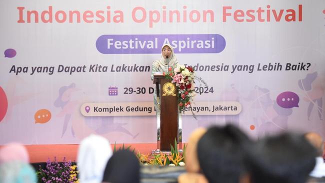 Ketua Badan Aspirasi Masyarakat Jelaskan Fungsi DPR di Acara IOF 2024