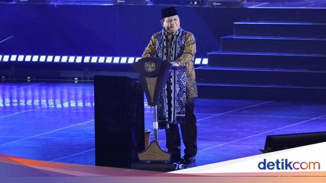 Perayaan Natal Nasional, Prabowo Ingatkan Pentingnya Hidup Rukun