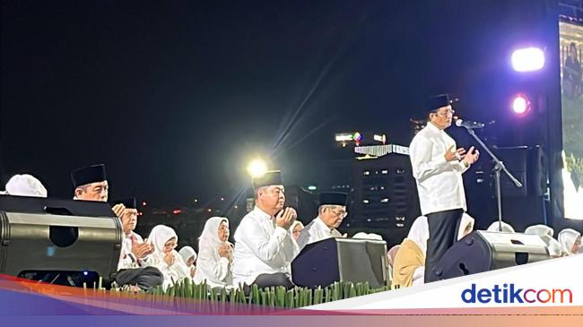 Menag Nasaruddin Pimpin Doa Muhasabah di Monas Sambut Tahun Baru 2025