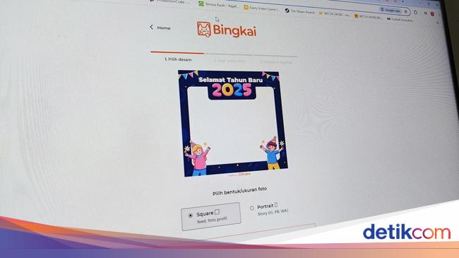 25 Link Twibbon Tahun Baru 2025 untuk Instagram &amp; WA, Serta Cara Pakainya