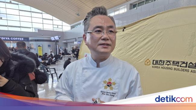 Aksi Chef Korea Bagi Makanan untuk Keluarga Korban Jeju Air Viral Tuai Pujian