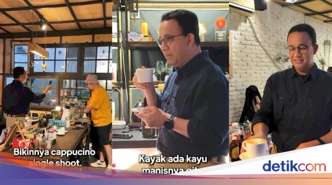 Anies Baswedan Jajal Kehidupan Skena dengan Ngopi di Kafe