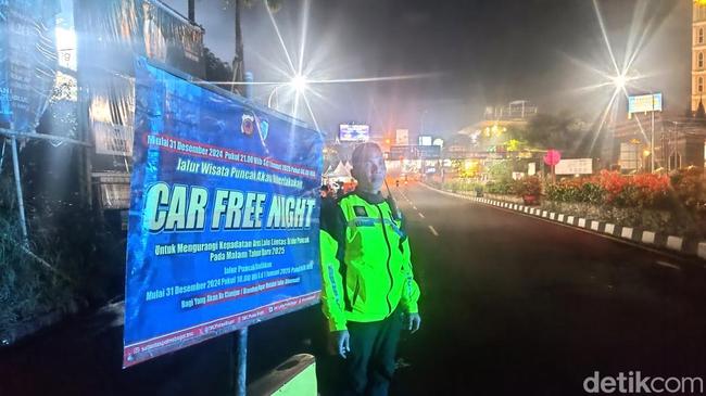 Car Free Night Dimulai, Jalur Puncak Bogor Ditutup Malam Ini