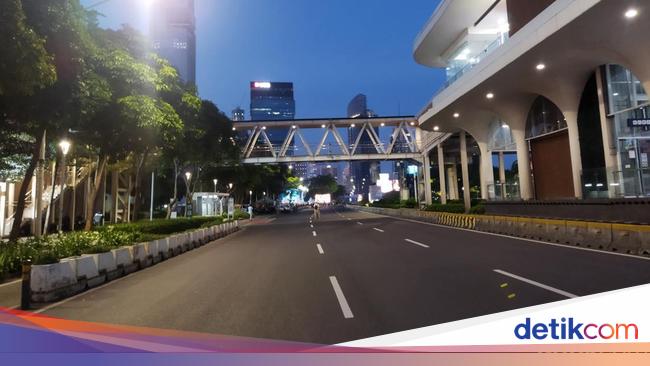 Car Free Night Jakarta, Jalan Sudirman-Thamrin Mulai Ditutup