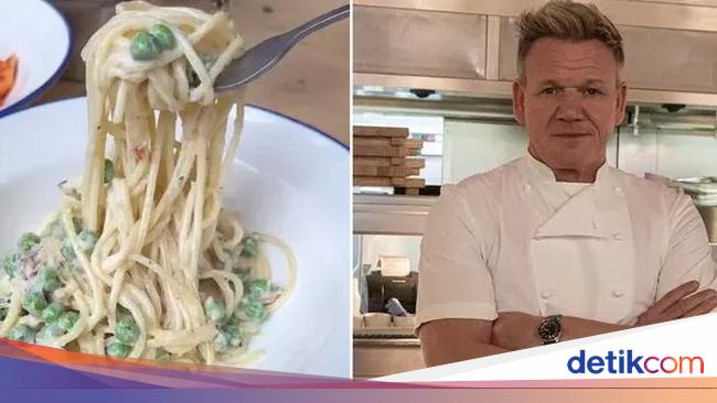 Duh! Pasta Carbonara di Resto Gordon Ramsay Dikritik Gegara Ini