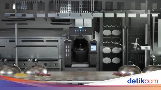 Keren Banget Robot Koki AI, Tinggal Tekan Tombol Masakan Langsung Jadi!