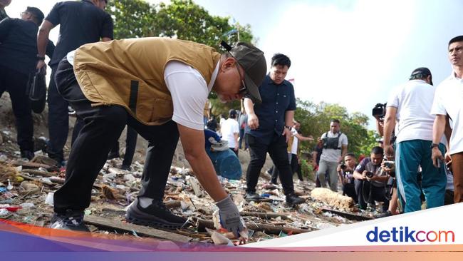 Bersih-bersih Pantai, Zulhas Bicara Pentingnya Jaga Populasi Ikan Konsumsi