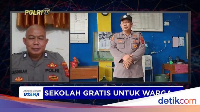 Aiptu Kasdulah Bangun SMK Gratis untuk Anak Kurang Mampu di Indramayu